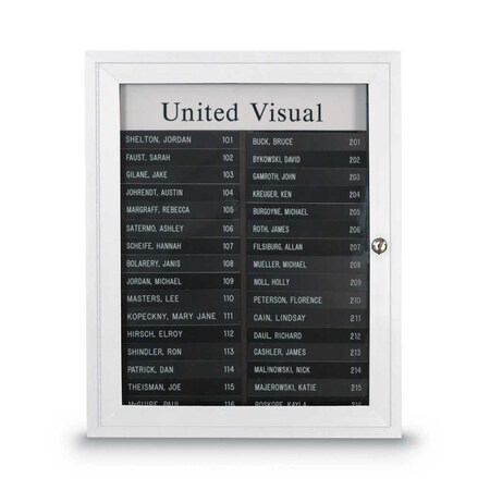 United Visual Products Outdoor Enclosed Combo Board, 72"x36", Satin Frame/Burgundy & Keylime UVCB7236OD-BURGUN-KEYLIME